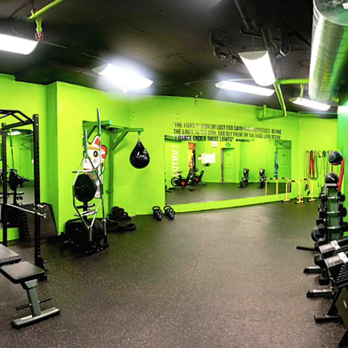 A indoor view of VRTU gym
